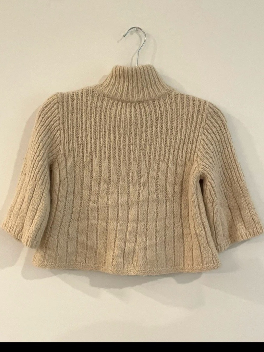 Vintage Free People Grandma Goes West Patchwork Knit Cardigan Sweater - Picture 2 of 14